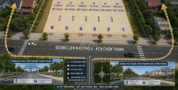 🚨 CHỈ TỪ 379 TRIỆU SỞ HỮU ĐẤT NỀN 🏦 KCN CHƠN THÀNH 🚨