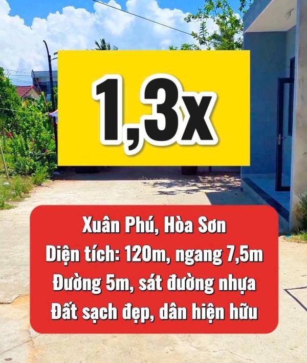 🟥🟥 1,380 có tl/120m sát đường nhựa, trường cấp 🏠 1