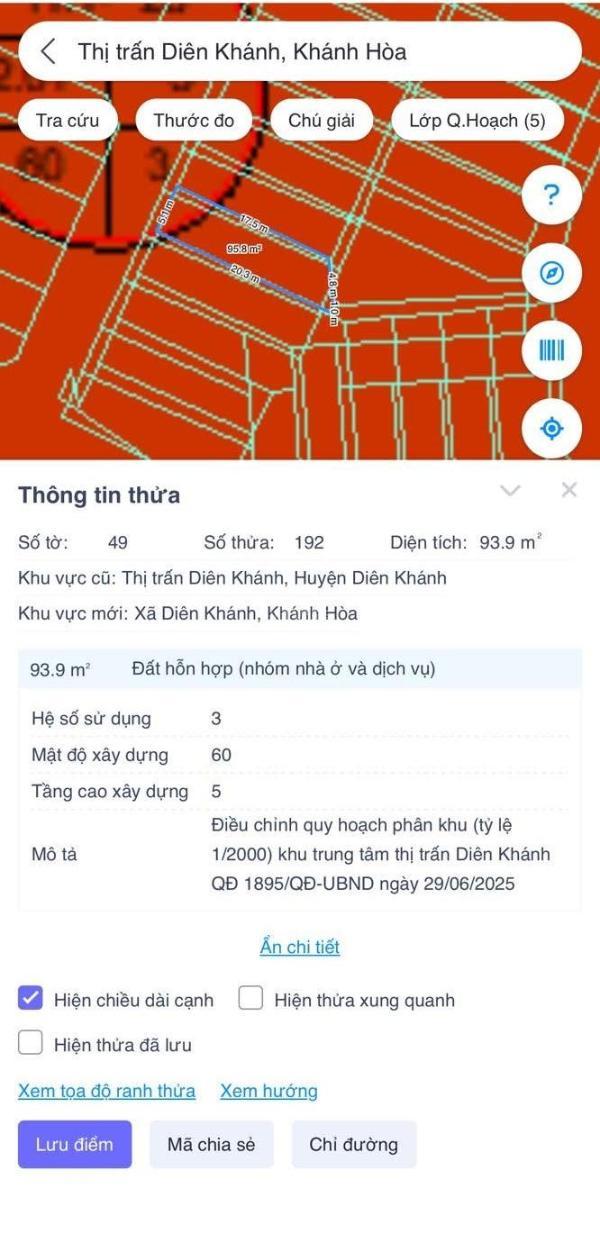 Tt131 bán 🏦 nhà đường oto thị trấn diên khánh gần chợ thành