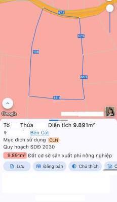 Cần Bán 9.890m2 Đất SKC 🔥 Xây Kho Xưởng Tại Bến Cát Bình Dương