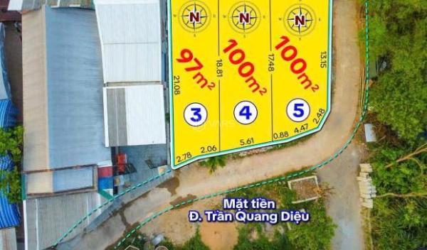 BÁN 3 LÔ ĐẤT ĐẸP MẶT TIỀN ĐƯỜNG TRẦN QUANG 💥 DIỆU, PHƯỜNG PHÚ BÀI, TP HUẾ, CHỈ 830 TRIỆU/LÔ