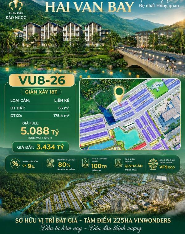 Cần bán Biệt thự nghỉ dưỡng 63m²