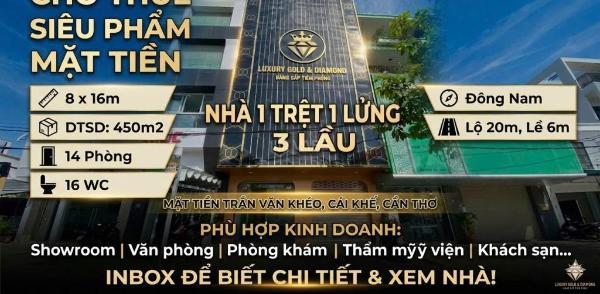 Cho thuê Nhà mặt phố 450m²