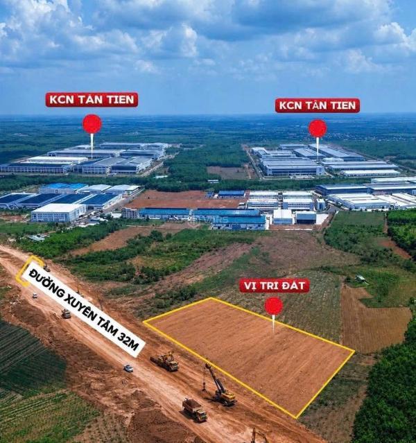 200m2 có 100m2 đất odt đường32m ngay cổng công nghiệp 350triệu công 🏬 chứng ngay