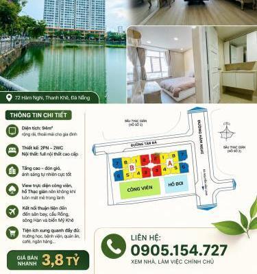<mark style="background-color: transparent; font-weight: 400; ">💥đà Nẵng: Gấp Bán Căn Hộ Chung Cư Hoàng Anh Gia Lai 🏡 - Tầng Cao - Dt: 94m2 – Giá Cực Tốt💥</mark>