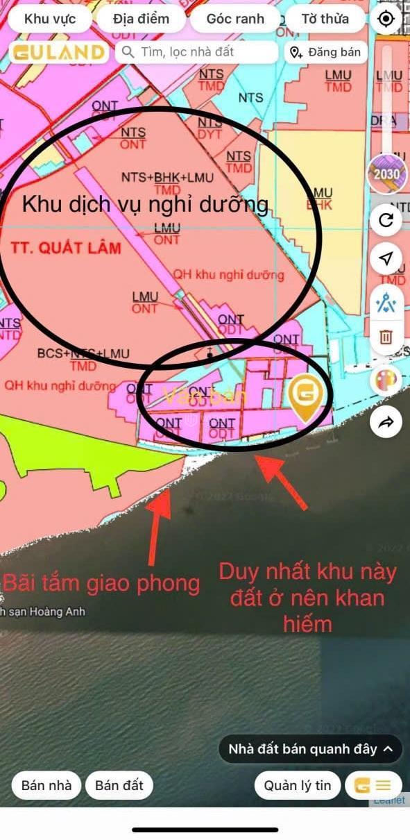 <mark style="background-color: transparent; font-weight: 400; ">Bán 🏘️ gấp giá rẻ đất mặt biển phân lô fo hải xuân 100m, mặt tiền 5m,nhỉnh 1 tỷ, hđ</mark>