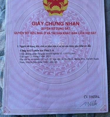 ĐẤT 🏠 CHÍNH CHỦ - GIÁ TỐT Tại 22, Xã Mỹ Hạnh Nam, Huyện Đức Hòa, Long An