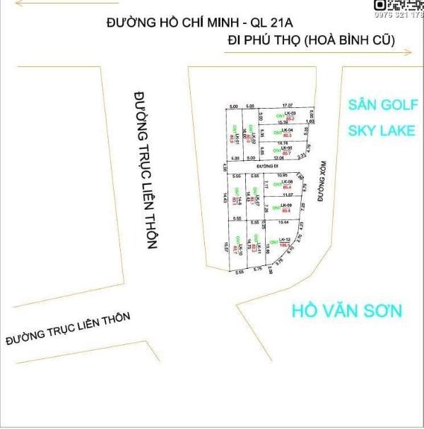 Bán đất phân lô xuân mai mới sát hồ văn sơn, cách ql21a hơn 💥 100m nhỉnh tỷ