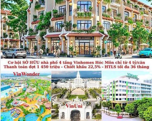 #VINHOMES37: 🆘 NHÀ PHỐ 5X15M TỔNG 4 TỶ - CHỈ VỐN 1,4 TỶ, VAY 70% MIỄN LÃI 36 THÁNG, CHIẾT