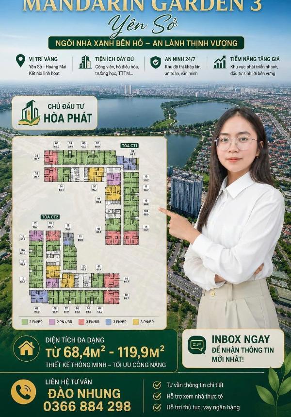 Chỉ có tại mandarin garden 3 yên sở , vị trí vàng thuận lợi cho việc 🌊 buôn bán