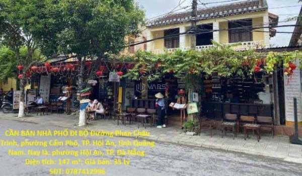 CẦN BÁN NHÀ PHỐ ĐI BỘ PHAN CHÂU TRINH – 147M² 🏘️ – MT 8M – 3PN – P.CẨM PHÔ, TP.HỘI AN, Quảng