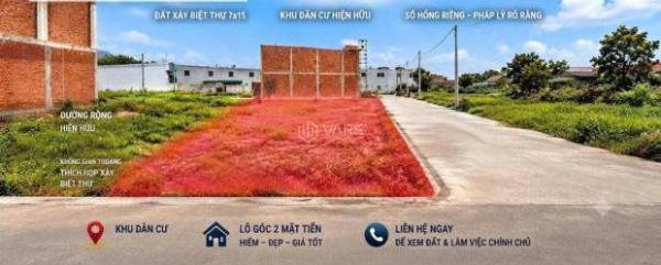 Lô Góc 2 Mặt Tiền Duy Nhất 7x15 Đầu Tư 💥 Hay Xây Biệt Thự Mini