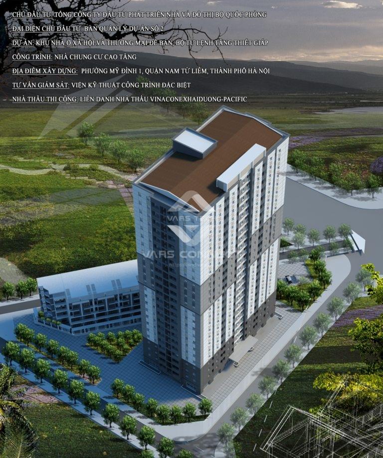 Nhà ở xã hội Bộ Tư lệnh Tăng Thiết Giáp - Căn hộ cao cấp cho bộ đội