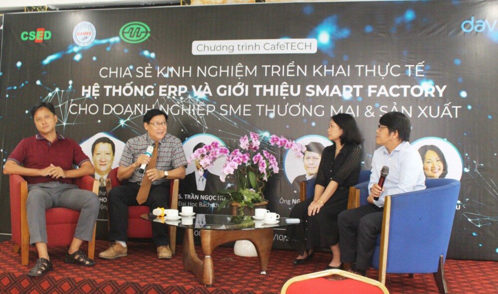 Triển khai thực tế hệ thống ERP và Smart Factory đến doanh nghiệp