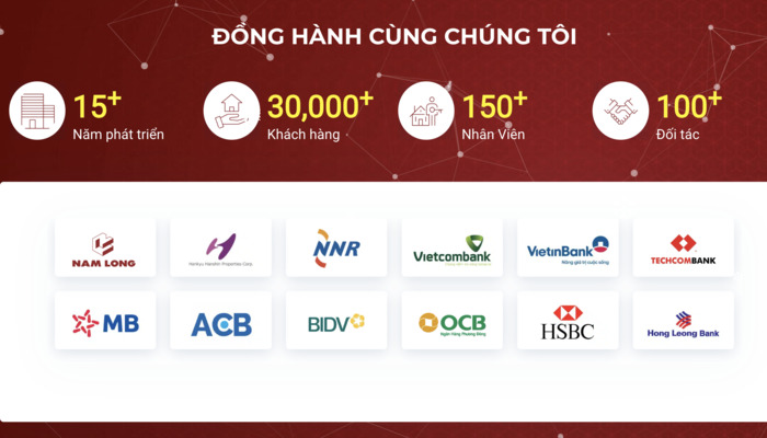 Sàn Nam Long tự hào hợp tác với nhiều đối tác uy tín