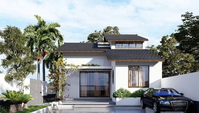 Tối ưu không gian mở trong thiết kế nhà vườn biệt thự cấp 4