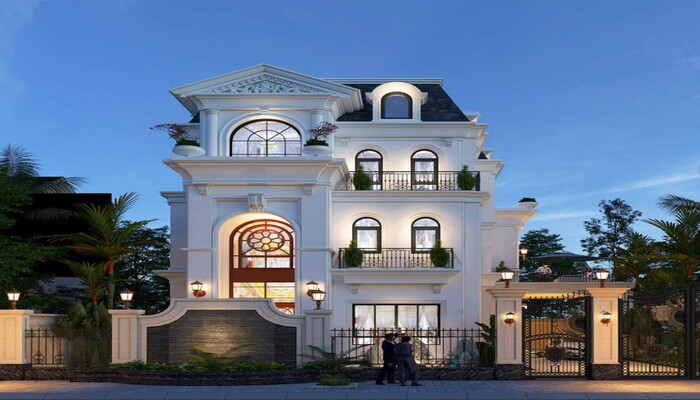 Biệt thự 3 tầng với diện tích 200m2
