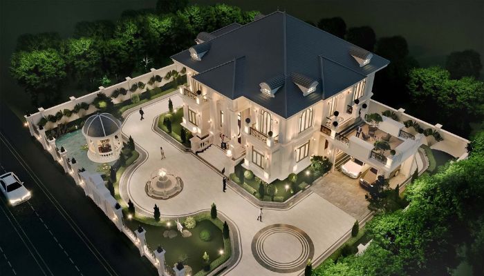19 - Thiết kế biệt thự cần đảm bảo sự hài hòa giữa không gian nội thất và cảnh quan bên ngoài.
