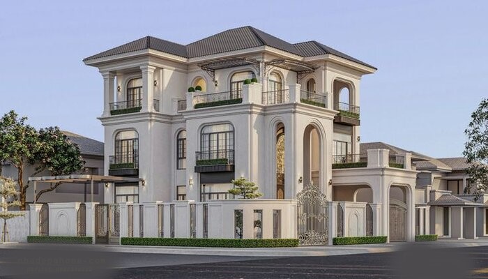 Biệt thự tân cổ điển kiểu Pháp thịnh hành năm 2025