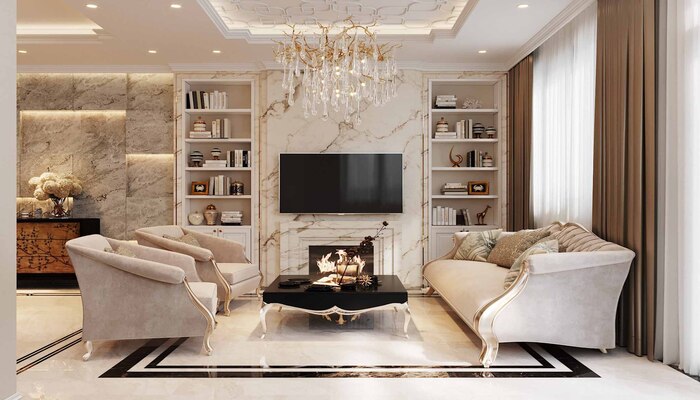 Xu hướng thiết kế nội thất thanh lịch và quý phái nhưng vẫn đầy đủ tiện nghi
